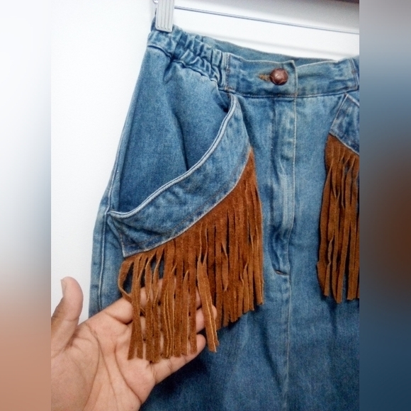 Vintage Atlantic Beach Leather Coat Works Fridge Jacket & Skirt Sz 10 - Picture 10 of 12